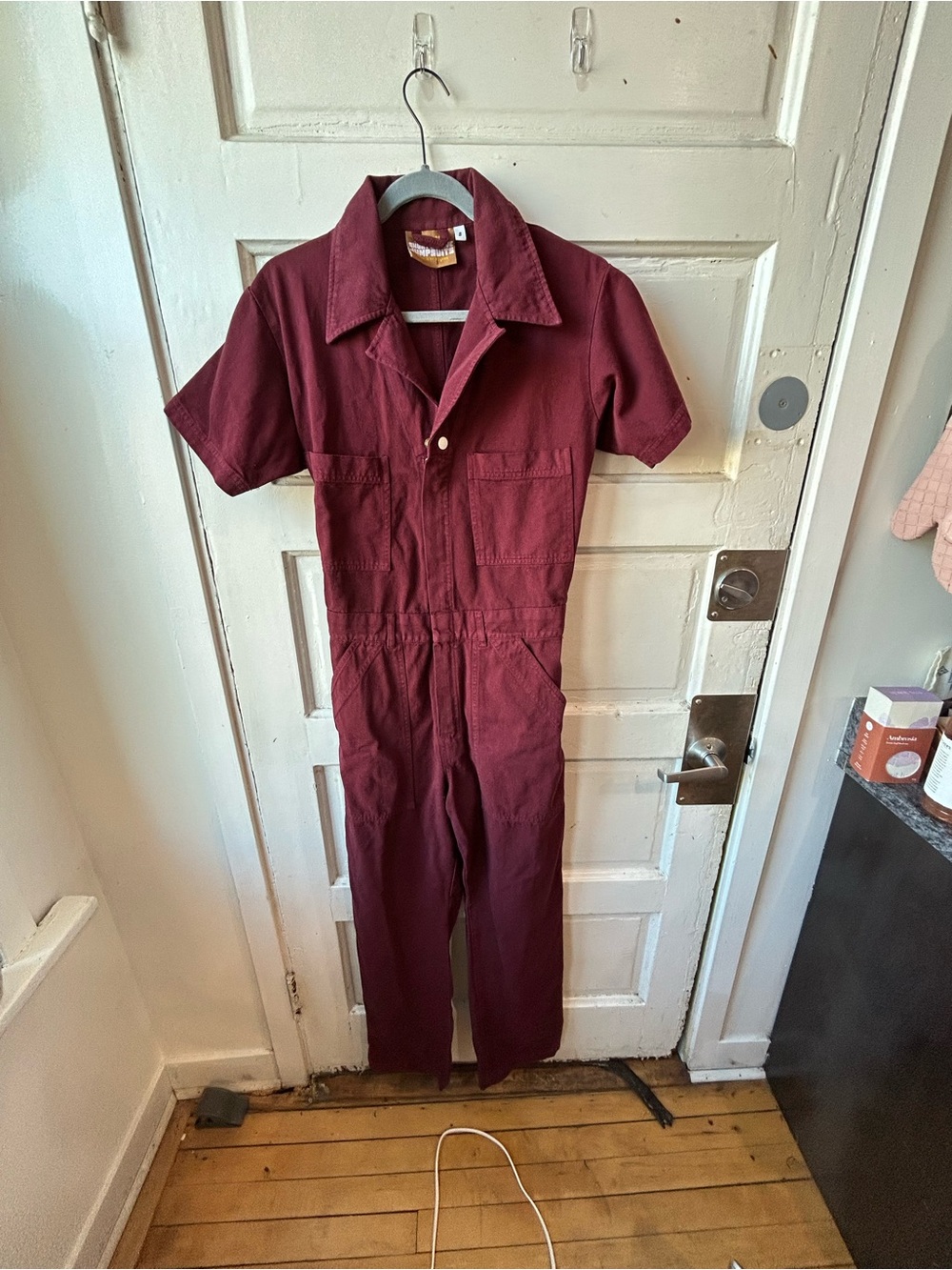 Big Bud Press Short-Sleeve Cranberry Jumpsuit